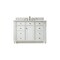 James Martin Vanities Bristol 48in Single Vanity, Bright White w/ 3 CM Ethereal Noctis Quartz Top 157-V48-BW-3ENC - alternate 1